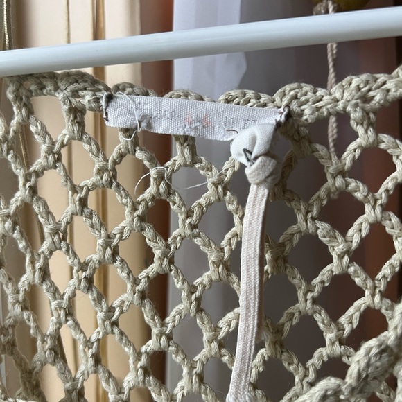 Chelsea & Violet Womens Crochet Knit Top Sweater Size M Retro 90s Vibe Y2K - Picture 2 of 5